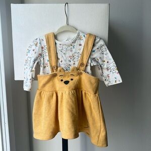 Disney Winnie the Pooh 2 piece dress and onesie